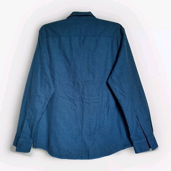 American Rag Men Blue Long Sleeve Button Down Lightweight Flannel Shirt Sz XXL - Picture 2 of 3